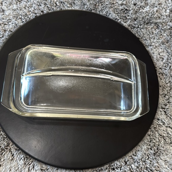 Vintage Westinghouse Pyrex Clear Refrigerator Loaf Pan Domed Lid Made In USA - Picture 2 of 11